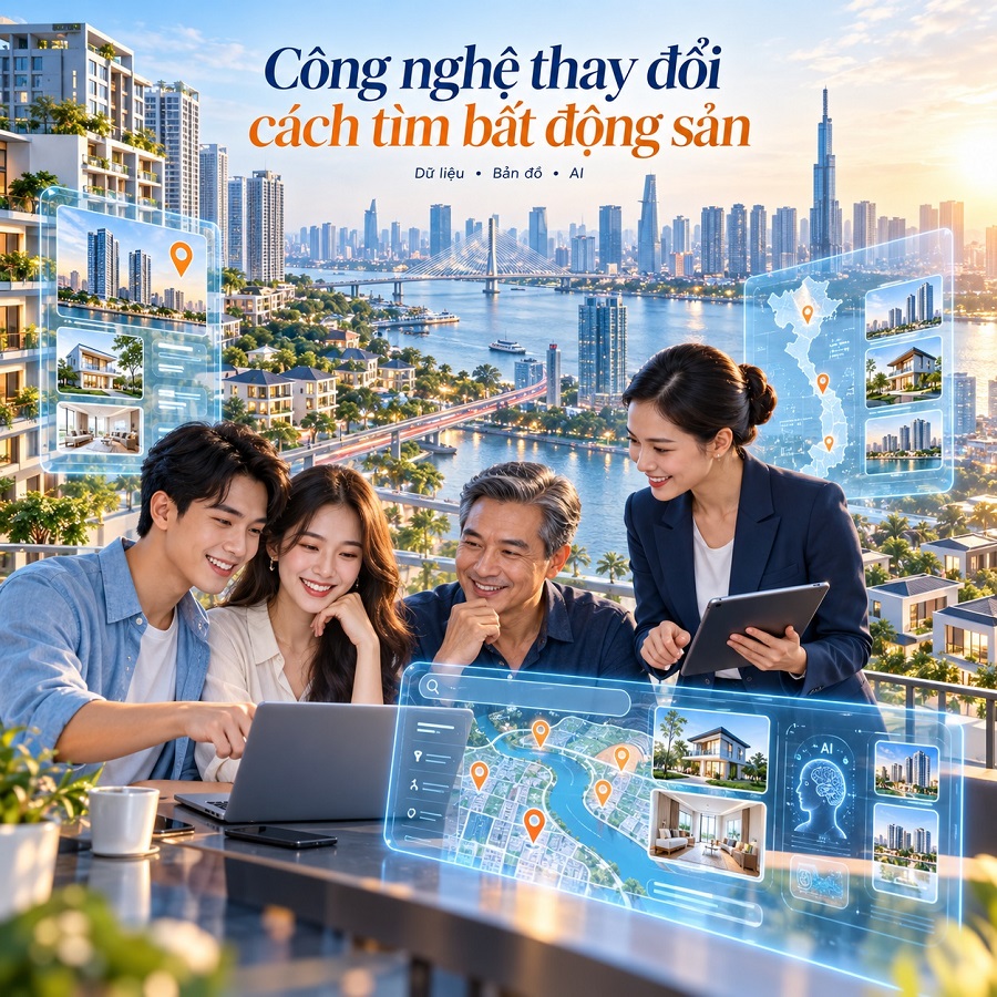 Công nghệ đang thay đổi cách người Việt tìm kiếm bất động sản như thế nào?